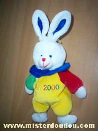 Doudou Lapin Gipsy Multicolore 