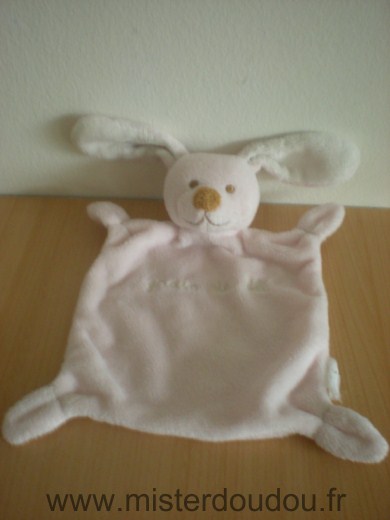 Doudou Lapin Grain de ble Rose 