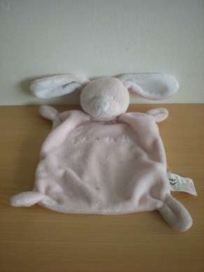 Doudou Lapin Grain de ble Rose 