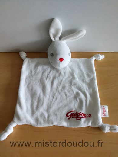 Doudou Lapin Guigoz Blanc 