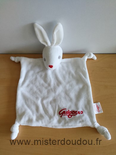 Doudou Lapin Guigoz Blanc 