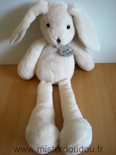 Doudou Lapin Histoire d ours Ecru 