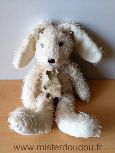 Doudou Lapin Histoire d ours Ecru 