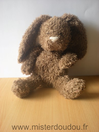 Doudou Lapin Histoire d ours Marron 