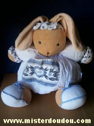 Doudou Lapin Kaloo Blanc 