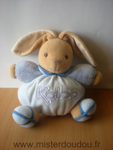 Doudou Lapin Kaloo Bleu beige 