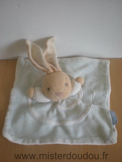 Doudou Lapin Kaloo Bleu blanc 