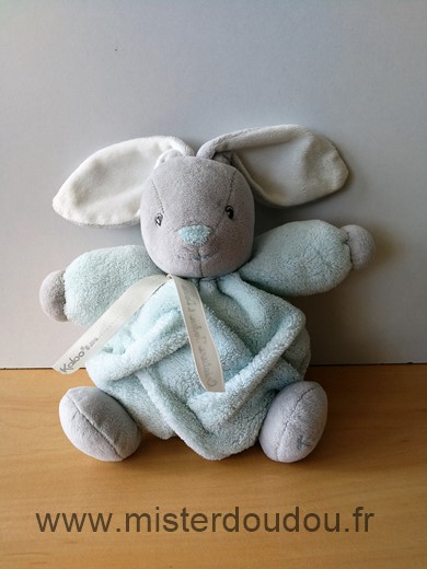 Doudou Lapin Kaloo Bleu gris 