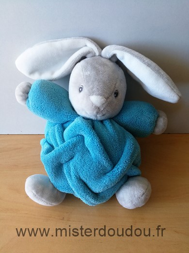 Doudou Lapin Kaloo Bleu gris 