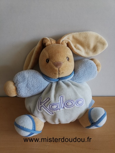 Doudou Lapin Kaloo Bleu pti lapinou blue 