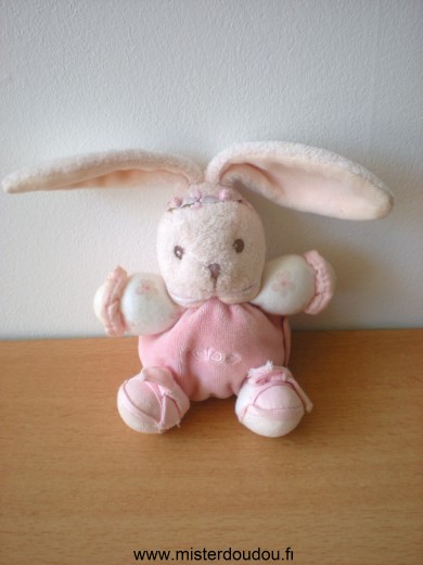 Doudou Lapin Kaloo Lilirose Mini lapin kaloo attache tétine