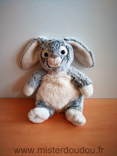 Doudou lapin Gris