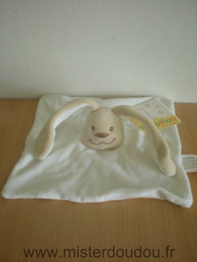 Doudou Lapin Kimbaloo Blanc 