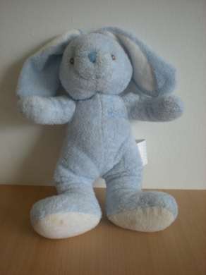 Doudou Lapin Kimbaloo Bleu 