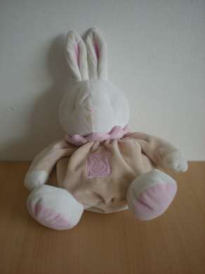 Doudou Lapin Klorane Beige rose 