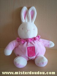 Doudou Lapin Klorane Rose 