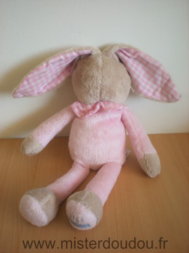 Doudou Lapin Klorane Rose beige 