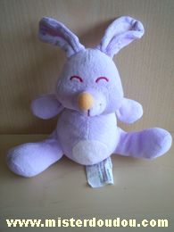 Doudou Lapin La halle Mauve 