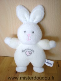 Doudou Lapin Luminou Blanc 