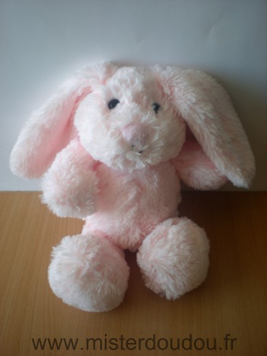 Doudou Lapin Maisons du monde Rose 