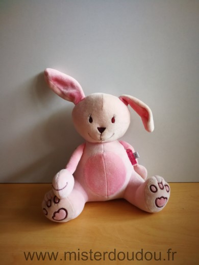 Doudou Lapin Marese Rose 