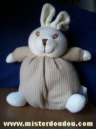 Doudou Lapin - Marque non connue - Beige 