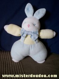 Doudou Lapin - Marque non connue - Bleu / jaune Sans étiquette
salopette bleue tshirt jaune