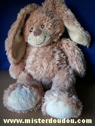 Doudou Lapin - Marque non connue - Marron 