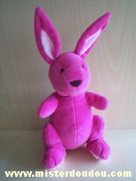 Doudou Lapin - Marque non connue - Rose fushia 