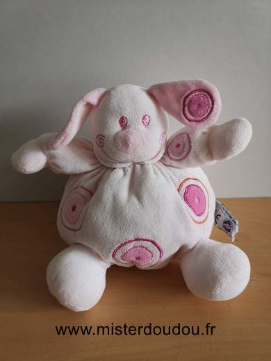 Doudou Lapin Mgm Rose 