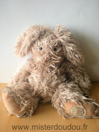 Doudou Lapin Moulin roty Beige les lapins 