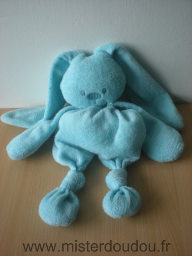 Doudou Lapin Nattou Bleu 