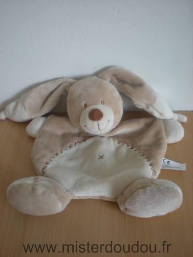 Doudou Lapin Nicotoy Beige ercu 