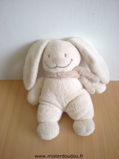 Doudou Lapin Nicotoy Ecru beige 