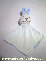 Doudou Lapin Noukie s Jaune Brodé 