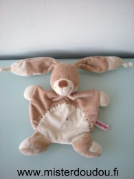 Doudou Lapin Orchestra Marron ecru 