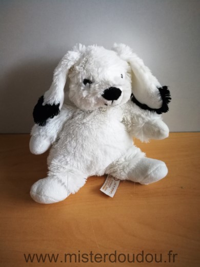 Doudou Lapin Roda Blanc noir 