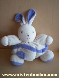 Doudou Lapin Takinou Blanc mauve Quelques bouloches
oreilles font bruit de papier