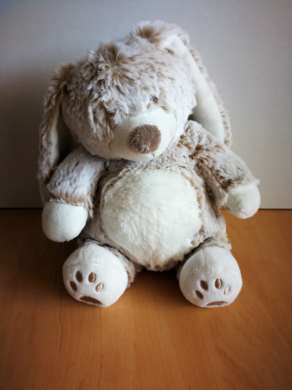 Doudou Lapin Tex Beige blanc chine 