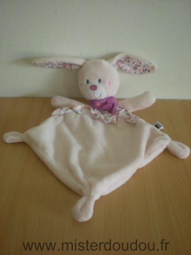 Doudou Lapin Tex Rose 