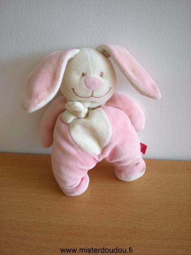 Doudou Lapin Tex Rose jaune Doudou usé et décoloré, le proposons quand même pour dépannage urgent ..