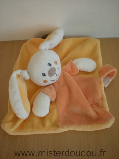 Doudou Lapin The plushies collection Orange jaune 