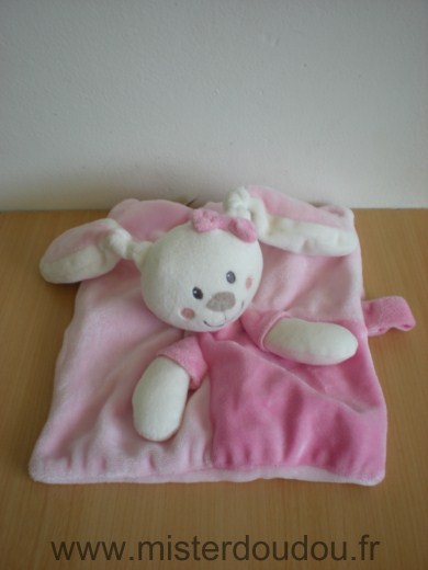 Doudou Lapin The plushies collection Rose blanc 