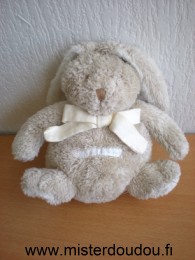 Doudou Lapin Theophile et patachou Beige Musical