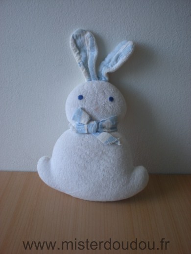 Doudou Lapin Tigex Blanc 