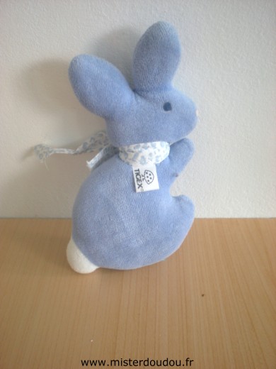 Doudou Lapin Tigex Mauve 