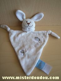 Doudou Lapin Toys r us Ecru 