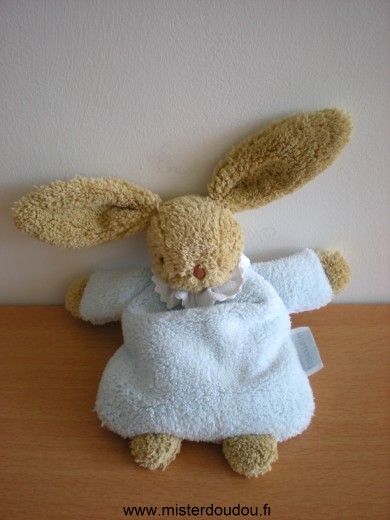 Doudou Lapin Trousselier Bleu beige 