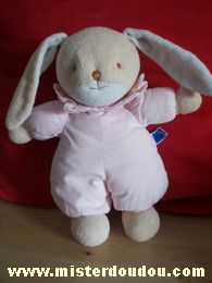 Doudou Lapin Trousselier Rose beige 