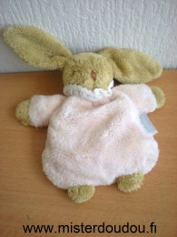 Doudou Lapin Trousselier Rose marron 